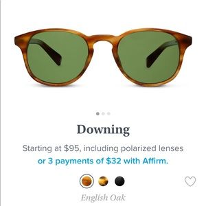 Warby Parker “Downing” Style Sunnies